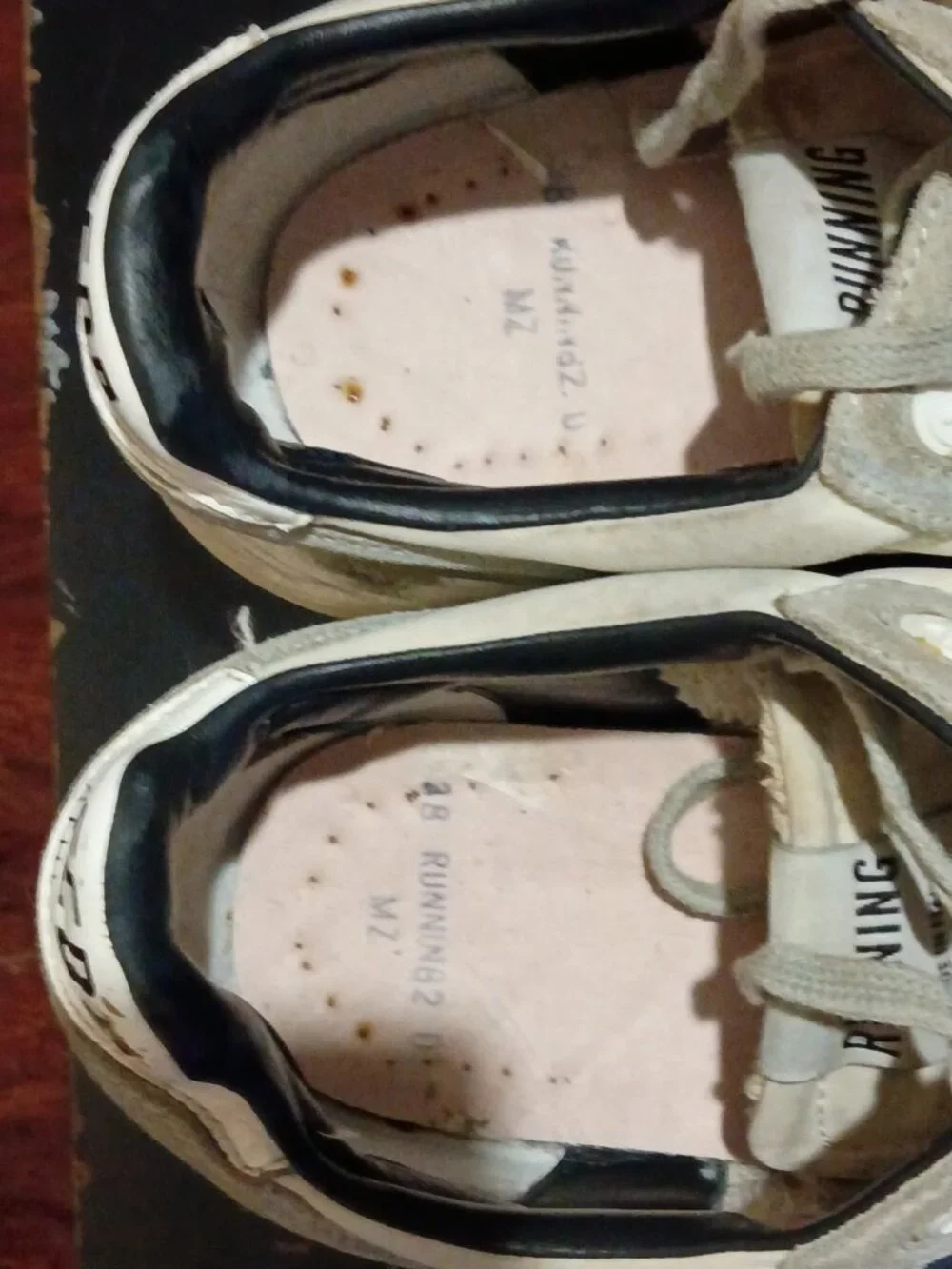 Golden Goose Running Sole Women's White Gray Sneakers EU38 US8